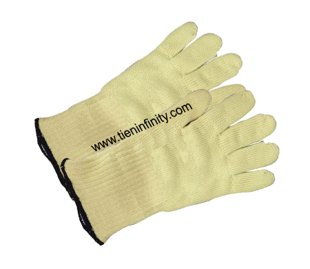 ถุงมือยาว Kevlar ป้องกันความร้อน 14” ป้องกันการบาดเฉือนได้ดี